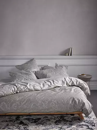 ESSENZA | Satin-Bettwäsche FABRICE 70x90cm/140x200cm Cloud Grey | 